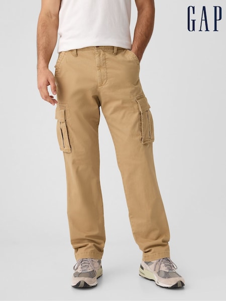 Braun - Gap Straight Fit Cargo Trousers (K73503) | 30 €