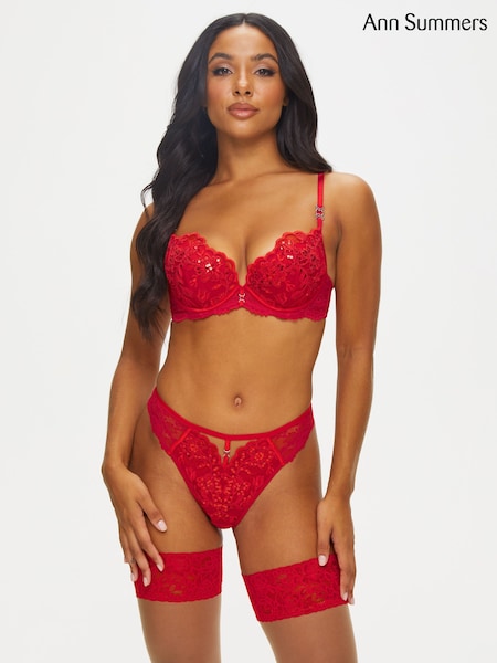 Ann Summers Red The Icon Sequin Thong (K73533) | €12