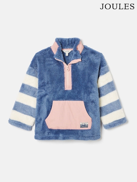 Joules Kids' Always Cosy Quarter Zip Borg Fleece (K73592) | 216 LEI - 238 LEI