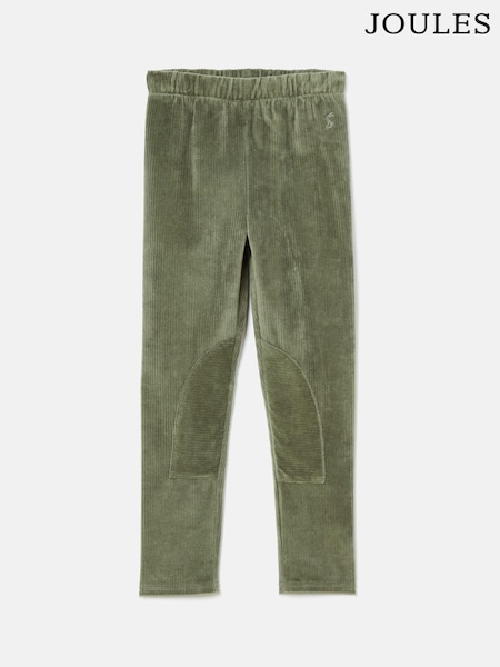 Joules Girls' Giddy Up Khaki Green Stretch Cord Legging (K73658) | R$ 140 - R$ 160