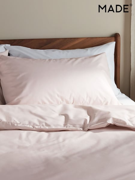 Bedfolk Set of 2 Pink Luxe 100% Cotton King Pillowcases (K73867) | €73
