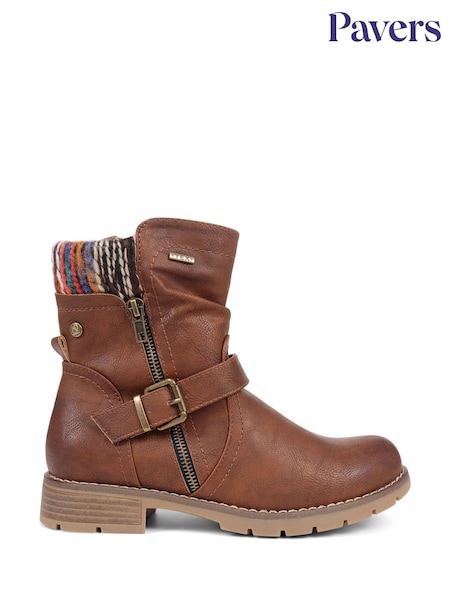 Maro - Ghete și cizme casual biker Pavers (K73894) | 335 LEI