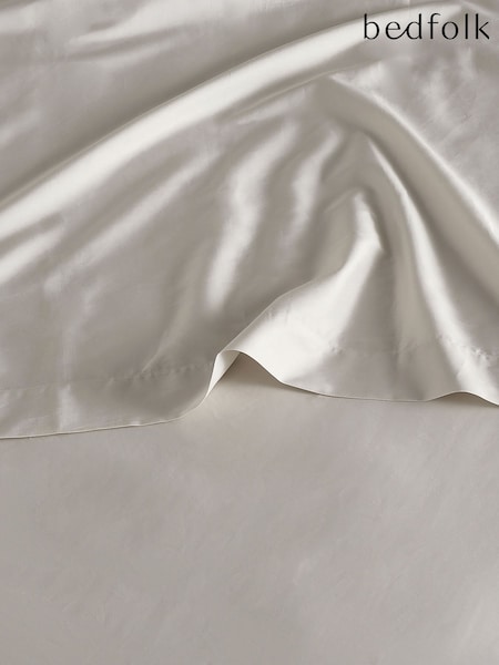 Bedfolk Natural 100% Cotton Luxe Deep Fitted Sheet (K73913) | €92 - €163