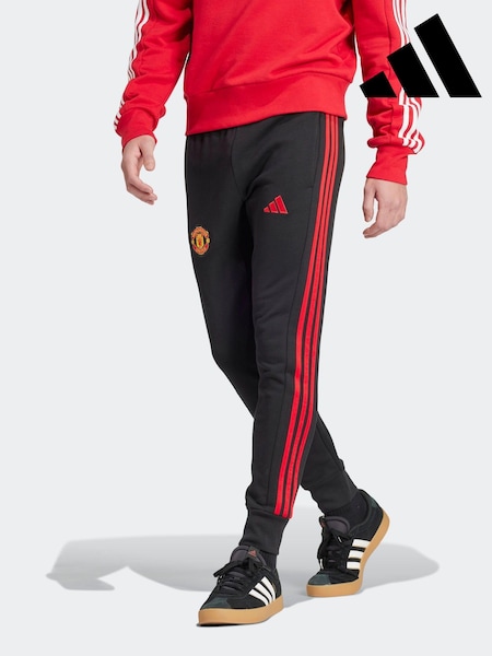adidas Black Manchester United DNA 100% Cotton Joggers (K74235) | R$ 545