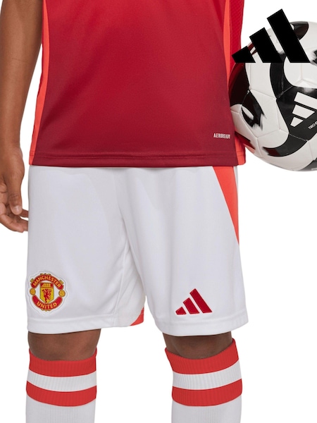 adidas Kids Manchester United 24/25 Home Shorts (K74276) | ‏7 د.ك.‏
