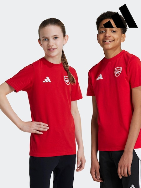 adidas Red Kids Arsenal 100% Cotton T-Shirt (K74297) | R$ 195