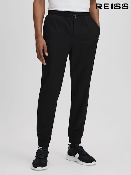 Onyxschwarz - Reiss Dax Castore Wasserabweisende Trainingshose (K74368) | 181 €