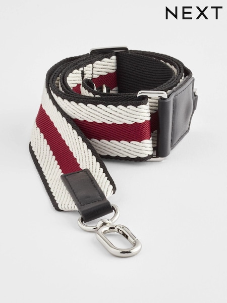 Black/Red Stripe Bag Strap (K74447) | AED21