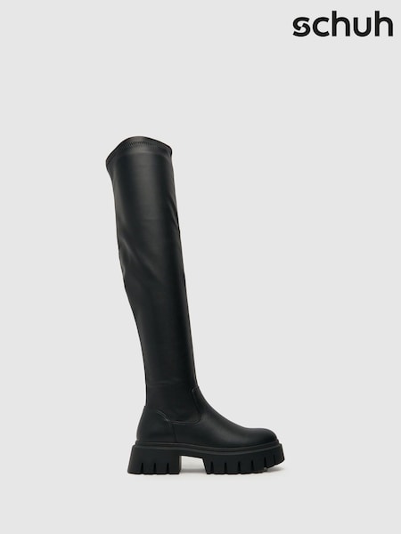 Schuh Danica Stretch Knee Black Boots (K74512) | €92
