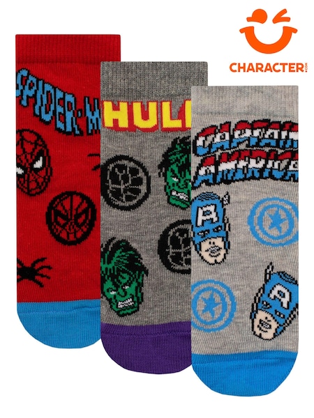 Character Marvel 100% Cotton Socks 3 Pack (K74807) | 16 €