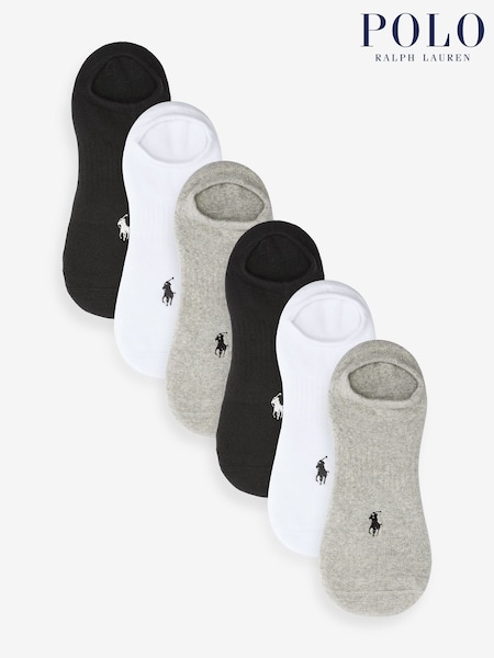 Polo Ralph Lauren 100% Cotton Pop White Socks 6 Pack (K74935) | 2 103 грн