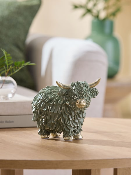 Green Hamish the Highland Cow Ornament (K74944) | kr147