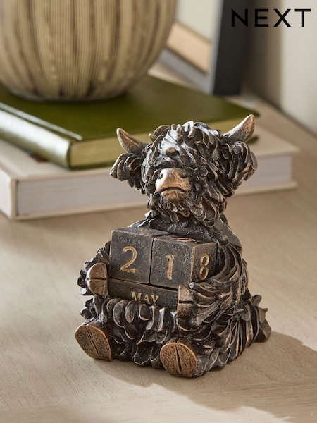 Bronze Hamish Calendar Ornament (K74954) | AED65