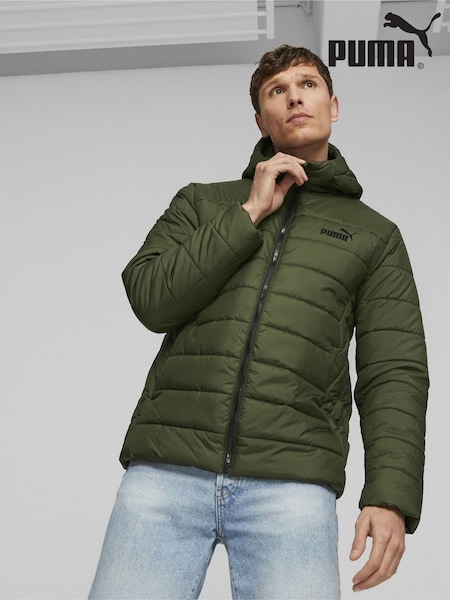 Puma Dark Green Essentials Padded Jacket (K75151) | €93