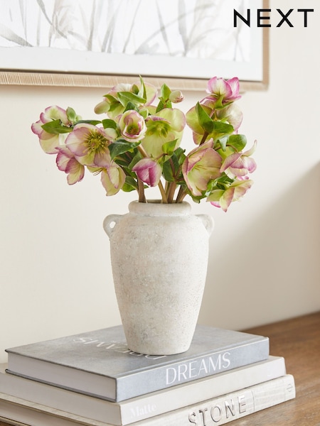Natural Country Ceramic Lydford Small Textured Flower Vase (K75184) | kr172