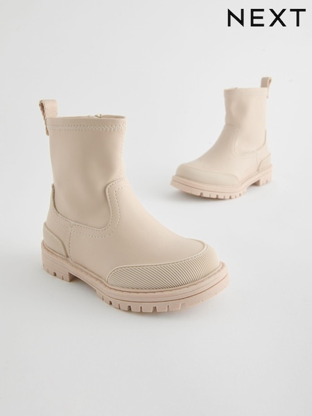 Neutral White Sock Boots (K75289) | €14 - €16.50