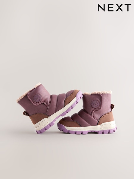Burgundy Red Thinsulate Quilted Boots (K75325) | AED99 - AED114