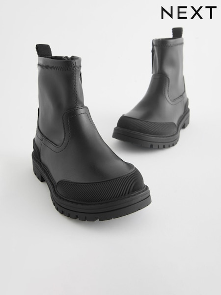 Black Sock Boots (K75335) | AED85 - AED103