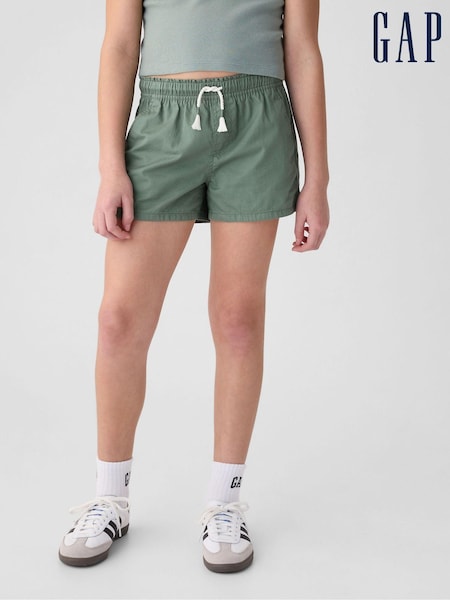 Gap Green Cotton Easy Pull On Shorts (4-13yrs) (K75496) | €8