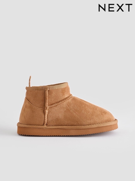 Tan Brown Pull On Slippers (K75643) | €23 - €26