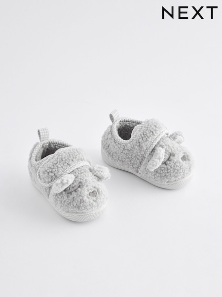 Серые с медведем - Cupsole Slippers (K75668) | €11 - €13