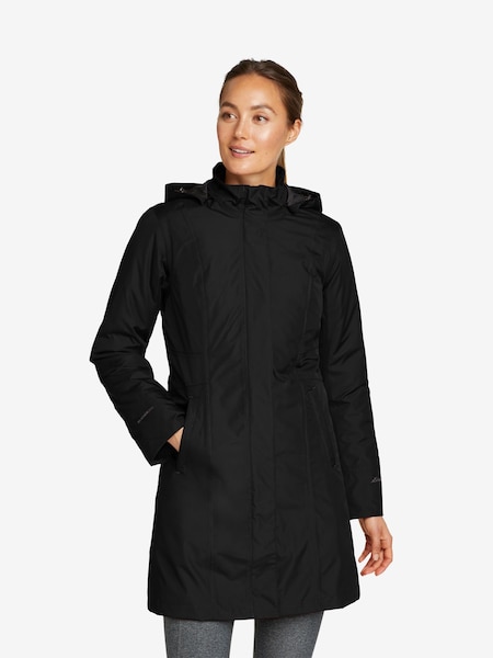 Eddie Bauer Black Girl on the Go Insulated Trench (K75851) | €128