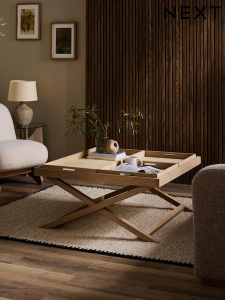 Natural Butler Oak Tray Coffee Table (K75865) | €750