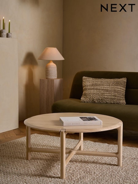 Natural Sutton Oak and Oak Veneer Coffee Table (K75877) | €750