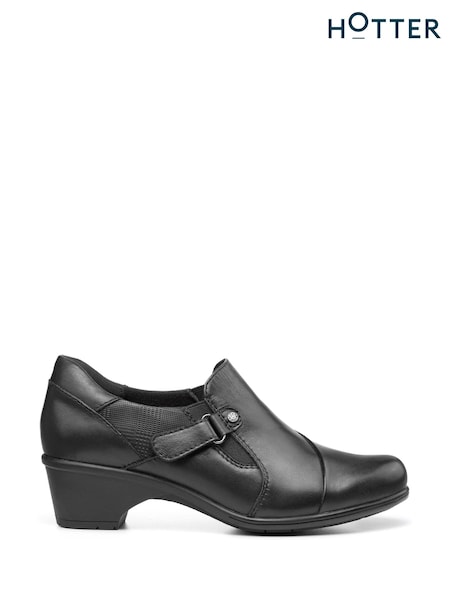 Negru - Pantofi Hotter Barnet Slip-On (K75935) | 464 LEI
