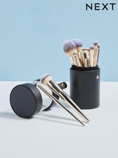 10 Piece Makeup Brush Set and Travel Case (K76012) | €33