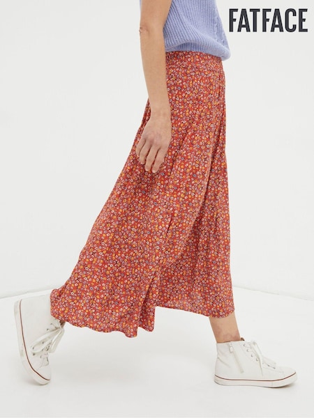 FatFace Millie Gradient Floral Midi Skirt (K76042) | ‏102 د.إ.‏