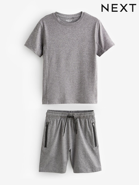 Harmaa - Sports T-paita ja Lyhyt lahje Set (3-16v.) (K76053) | €20 - €33