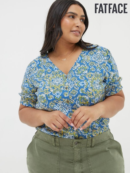 FatFace Savannah Aztec Texture Blouse (K76058) | 150 LEI