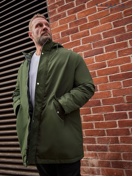 BadRhino Big & Tall Green Long Parka Jacket (K76135) | €49