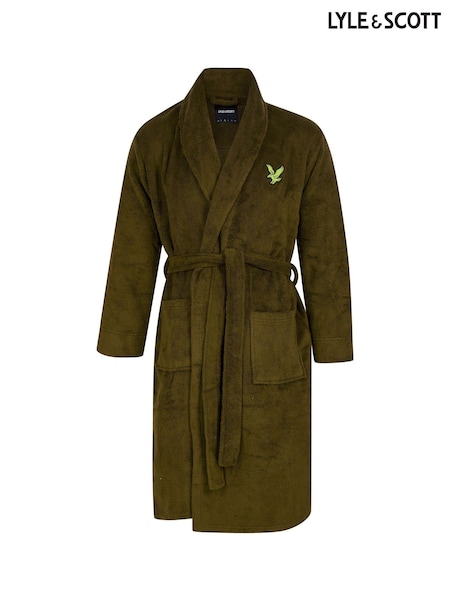 Lyle & Scott Green Jeremy Bathrobe (K76150) | $69