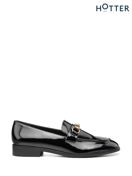 Negru - Pantofi Hotter Cornell Slip-On (K76173) | 439 LEI