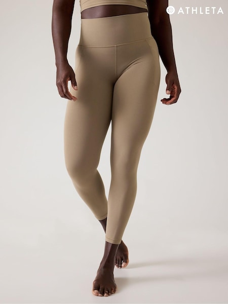 Athleta Beige Salutation Stash Cinch 7/8 Leggings (K76305) | €48