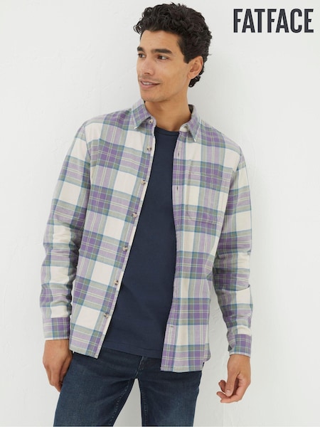 FatFace Frensham Purple Check Shirt (K76398) | €33