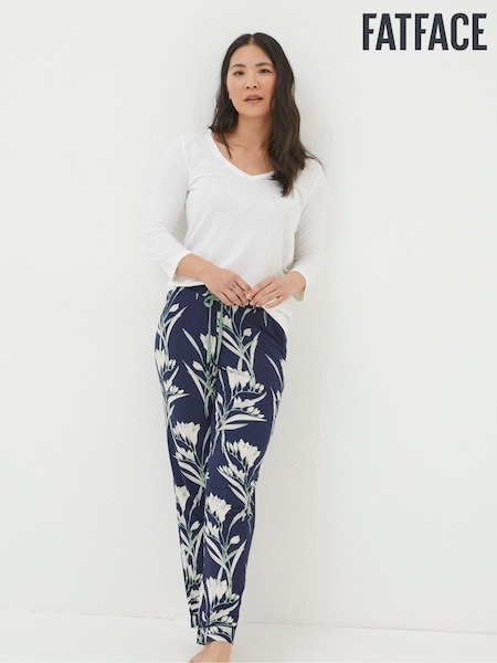 FatFace Blue Eva Spring Blooms Jersey Pyjamas (K76508) | €21.50
