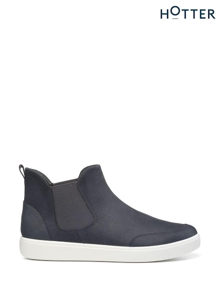 Albastru - Cizme Hotter Fleur Slip-On Regular Fit (K76531) | 396 LEI