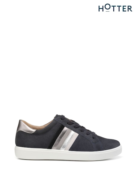 Hotter Grey Regular Fit Switch Lace-Up Trainers (K76559) | €136