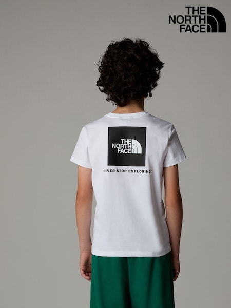 The North Face White Boys Redbox T-Shirt (K76638) | €29