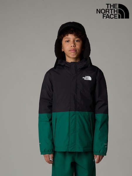 The North Face Green Boys Waterproof Warm Antora Rain Jacket (K76651) | AED582