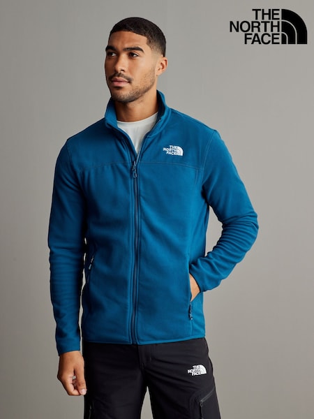 כחול כהה - The North Face Glacier Full Zip Fleece (K76760) | ‏377‏₪