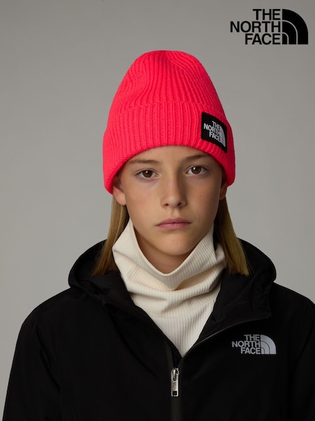 The North Face Kids Box Logo Cuffed Beanie (K76789) | ‏73 د.إ.‏