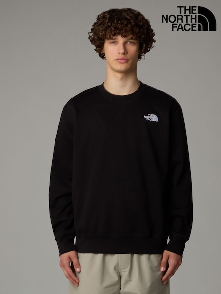 The North Face Black Essential Crew Neck Sweatshirt (K76911) | 31,220 Ft