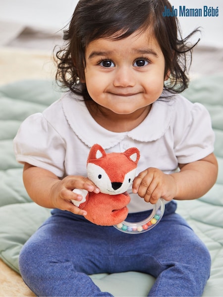 JoJo Maman Bébé Fox Bead Ring Rattle (K76927) | €11.50