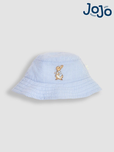 JoJo Maman Bébé Blue Peter Rabbit Embroidered Sun Hat (K76933) | €22