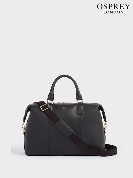 OSPREY LONDON Red The Adaline Leather Weekender (K77063) | €318