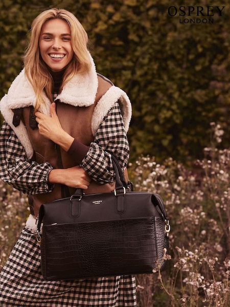 Negru - Osprey London The Kellie Weekender Bag (K77079) | 2,048 LEI